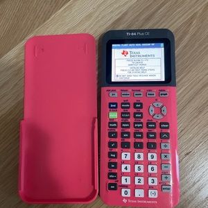 TI- 84 plus calculator.